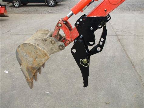 bolt on mini excavator thumb|thumb attachment for excavator.